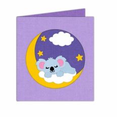 baby koala sleeping card
