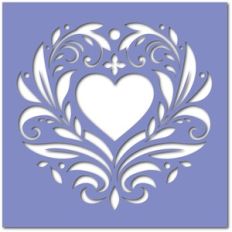 Heart Swirl Motif