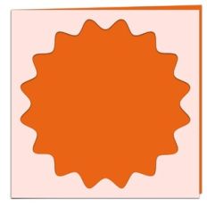 Wavy Circle Aperture Card