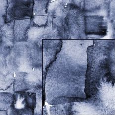 Blue Watercolor Paint Pattern