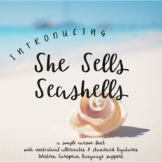 She Sells Seashells Font