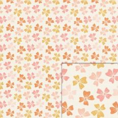 printable pattern flowers on cream
