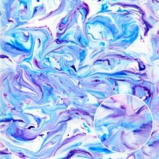Purple Blue Marbled Background Paper