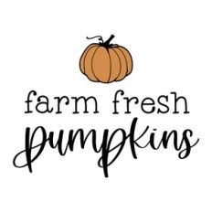 Farm Fresh Pumpkins