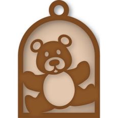 Teddy Charm Tag