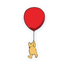 Pooh with Balloon