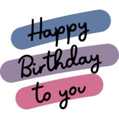 Happy Birthday
