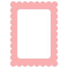 Scallop Rectangle Frame