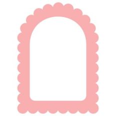 Scallop Arch Frame