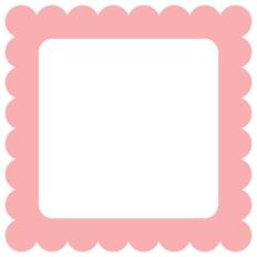 Scallop Square Frame