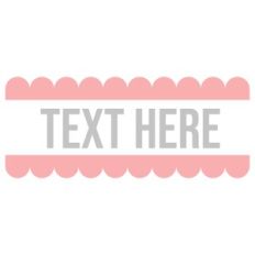 Scallop Split Border