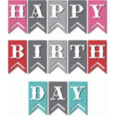 'happy birthday' banner