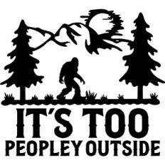 It's too peopley outside