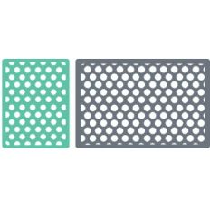 set of 2 polka dot journaling cards