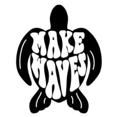 make waves sea turtle