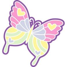 pastel butterfly