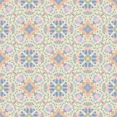 Magic Flowers on Creamy - muted colors nature Pattern