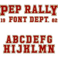 Pep Rally Font