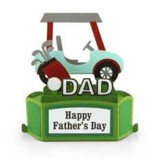 Hexagon Pop Up Card Golf
