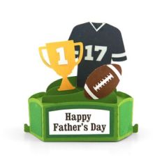 Hexagon Pop Up Card Football