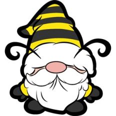 cute gnome bee