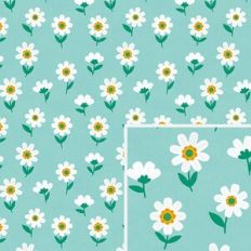 Blue Daisy Pattern
