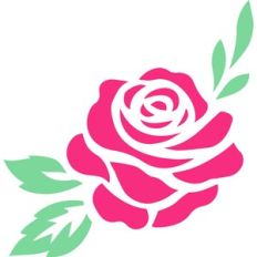 Rose Stencil