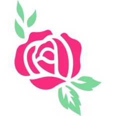 Rose Stencil