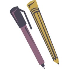 pen and pencil