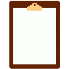 clipboard journaling card