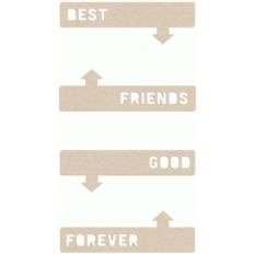 arrow tabs - friends