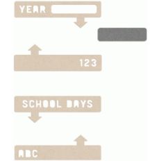 arrow tabs - school