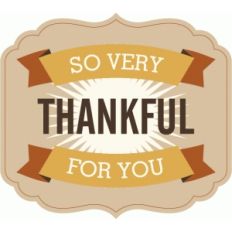 so very thankful for you