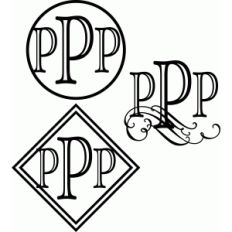p monogram