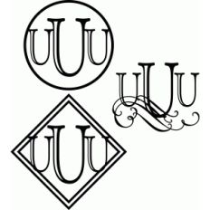 u monogram