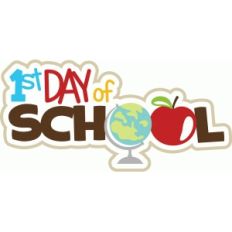 1st day of school title/phrase
