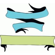 ribbon banners