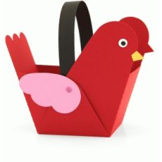 3d no-glue bird treat basket