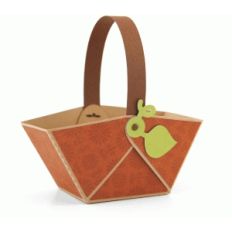 3d no-glue pumpkin treat basket