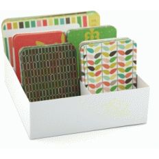 3d vertical journaling card storage box