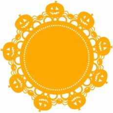 halloween doily