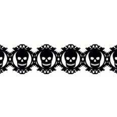 border of skulls