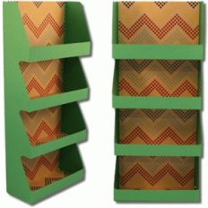 3d four shelf storage stand