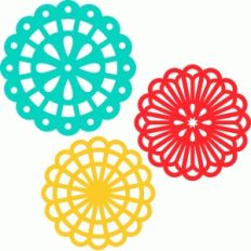 3 doily set