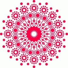 vinyl sunburst or decoration
