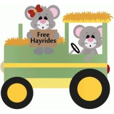 free hayrides mouse tractor farm