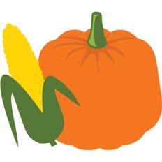 pumpkin and corn set