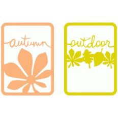autumn - outdoor cards