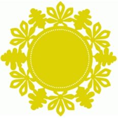 leaves doily