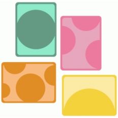 circle cutout journaling cards